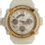  Casio ji- амортизаторы CASIO G-SHOCK AW-591LF наручные часы часы кварц дыра teji Logo календарь имеется белый белый #GY18 /MQ мужской 