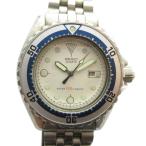  Seiko SEIKO утиль Divers часы 150M наручные часы кварц Date календарь имеется вращение оправа серебряный цвет мужской 