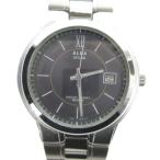 Seiko SEIKO V145-0AT0 ALBA Alba наручные часы солнечный часы календарь имеется Rome n серебряный цвет #GY18 /MQ мужской 