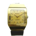 ラドー RADO ジャンク品 153.0469.3 腕時計 ウォッチ クォーツ ロゴ ゴールド色 シルバー色 ■GY18 /MQ レディース