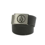  Volcom VOLCOM ремень ткань рисунок Stone Logo чёрный черный серый /MI #GY18 мужской 