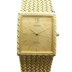 セイコー SEIKO 9531-5100 Dolce ドルチェ 腕時計 ウォッチ クォーツ ロゴ スクエア ローマン ゴールド色 ■GY18 /MQ メンズ