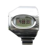 �J�V�I CASIO ME-100 ETA psychedelia ���^ �T�C�P�f���A �r���v �N�H�[�c �E�H�b�` �f�W�^�� �V���o�[�F ��GY18 /MQ �����Y