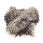  SaGa лиса SAGA FOX muffler лиса пелерина белый чай /SR #GY18 женский 