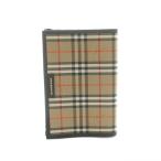  Burberry BURBERRY обложка для записной книжки парусина кожа noba в клетку бежевый чёрный черный белый белый красный красный /MI #GY18 женский 