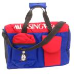  Munsingwear одежда MUNSINGWEAR сумка "Boston bag" рука плечо 2WAY принт красный синий /FF #GY18 мужской 