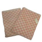 CELINE наклейка тканый хлопок одеяло покрывало половина Kett покрывало на колени 2 шт. комплект Macadam рисунок общий рисунок 140cm×200cm розовый FLF 1001003