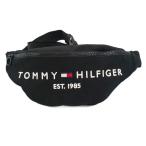  Tommy Hilfiger TOMMY HILFIGER сумка "body" сумка-пояс нейлон Logo вышивка чёрный черный /XZ #GY11 мужской женский 