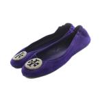  Tory Burch TORY BURCH балетки замша стразы 23.0cm фиолетовый лиловый 144183 /MI #GY18 женский 