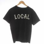 カットレイト CUT RATE LOCAL T-SHIRT Tシャツ カットソー 半袖 ロゴ プリント M 黒 ブラック /KW ■GY03 メンズ