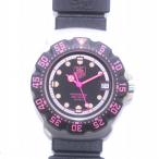 タグホイヤー TAG HEUER PROFESSIONAL FORMULA プロフェッショナル フォーミュラ 200M 腕時計 デイト クォーツ 黒 ピンク WA1217