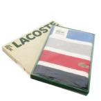  Lacoste LACOSTE банное полотенце хлопок пирог ru ткань окантовка Logo вышивка wani белый белый /MN10 #GY99 мужской женский 