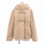 Will selection WILLSELECTION полупальто "даффл коут" короткий Anne gola. с мехом лисы .M бежевый /UO #GY39 женский 