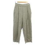  Ballsey BALLSEY Tomorrowland тонкий конические брюки слаксы two tuck тысяч птица .. рисунок 32 чай Brown /AE женский 
