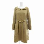  Anatelier ANATELIER One-piece колено длина длинный рукав clover цвет ремень есть 38 бежевый чай /JS женский 