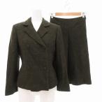  Georges * Rech выставить формальный верх и низ 2 позиций комплект шелк . жакет осень-зима общий подкладка no- отдушина двойной 2B юбка S 36