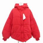  не использовался товар Ray Cassin Ray cassin с биркой f-teto с хлопком жакет блузон Zip выше F красный красный /GV женский 