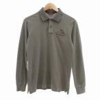  Munsingwear одежда MUNSINGWEAR рубашка-поло Golf fea длинный рукав M серый /UO мужской 