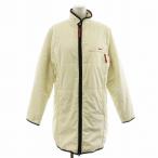  Nike NIKE с хлопком пальто длинный длина Logo внешний M белый белый /AN21 #MT женский 