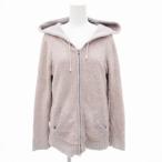 ジェラートピケ gelato pique ナイトウェア 部屋着 パーカー ジップアップ F ピンク 白 ホワイト /UD レディース