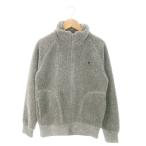 ショッピングジムフレックス ジムフレックス Gymphlex ボアジャケット スタンドカラー ジップアップ ロゴ 刺繍 12 L グレー /MN1 ■GY19 レディース