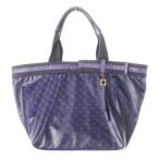 ゲラルディーニ GHERARDINI ハンドバッグ トートバッグ ビニール テープ ロゴ 紫 パープル /CK15 ■GY19 レディース