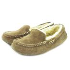  UGG Австралия UGG australia ANSLEY мокасины туфли без застежки замша мех Logo 6 23cm чай Brown 3312 /AO2 #GY19