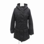  Adidas adidas с хлопком пальто капот Zip выше Logo принт средний длина L чёрный черный /HO #GY09 *AA* женский 