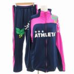 a потертость taATHLETA спортивная одежда джерси выставить жакет с высоким воротником Zip выше брюки легкий L темно-синий 