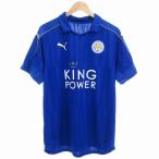  Puma PUMA прекрасный товар re Star City форма копия футбол одежда футболка вышивка короткий рукав L синий голубой /AE мужской 