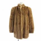  No-brand товар меховое пальто норка мех средний длинный рукав общий подкладка имя вышивка ввод чай Brown #GY18 /MQ женский 