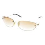 ドルチェ&ガッバーナ ドルガバ DOLCE&GABBANA サングラス メタルフレーム オーバーレンズ グラデーション 63 15 135 シルバーカラー