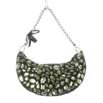 kashelieCachellie бисер сумка ручная сумочка Mini формальный biju- атлас лента цепь чёрный черный /CK21 #GY12