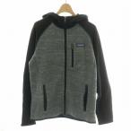 パタゴニア Patagonia ベターセーターフーディー Better Sweater Hoody フリースジャケット パーカー アウター ロゴ S 灰 グレー 黒