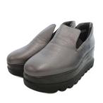 oseanika туфли без застежки толщина низ Wedge подошва 24cm серебряный цвет /UO #GY44 женский 