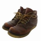 レッドウィング REDWING ヴィンテージ 犬タグ ブーツ レザー アイリッシュセッター レースアップ 6 24cm 茶色 ブラウン