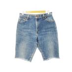  Levi's Levi's 551 Denim шорты Short джинсы cut off бахрома woshu обработка M синий голубой /AH18 мужской 