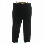 未使用品 プラダスポーツ PRADA SPORT パンツ スラックス テーパード ロゴ ジップフライ 50 L 紺 ネイビー SPE15 /MQ ■GY18 メンズ