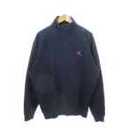  Ralph Lauren RALPH LAUREN POLO GOLF футболка тренировочный с высоким воротником длинный рукав Logo one отметка обратная сторона ворсистый LL темно-синий темно-синий /AH12
