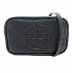 トリーバーチ TORY BURCH ショルダーバッグ 斜めがけ レザー ロゴ 黒 ブラック /MQ ■GY18 レディース