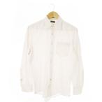  Paul Smith коллекция PAUL SMITH COLLECTION рубашка Y рубашка постоянный длинный рукав хлопок полоса общий рисунок L белый белый 