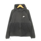  Nike NIKE флис жакет Parker переключатель нейлон Logo вышивка спорт L чёрный черный DM1220-010 /AH4 мужской 