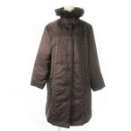  spec chioSPECCHIO с хлопком пальто длинный с мехом мех кролика 40 L чай Brown /CK9 женский 