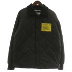 ショッピング黒 ネイバーフッド NEIGHBORHOOD 18AW HEAT SHELL E-JKT 中綿ジャケット ブルゾン アウター キルティング ロゴ M 黒 182PPNH-JKM01
