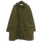 未使用品 ジョンブル JOHNBULL Ｍ-51モッズコート アウター ミドル フード ジップアップ L カーキ JM241L12 /XZ ■GY01 メンズ
