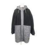  Rodeo Crowns do King боа капот пальто с хлопком wave стеганое полотно F серый чёрный черный 420FAR30-027V /AH14 #GY99