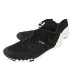  Nike NIKE free trainer 3.0 FLYWIRE тренировочная обувь спортивные туфли гонки выше сетка Logo спорт 26.5cm чёрный черный 