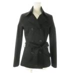 spn Tino spuntino бушлат бушлат с хлопком двойной ремень 2 M чёрный черный /AO20 #GY99 женский 