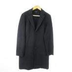  The лама nZARA MAN Пальто Честерфилд длинный длина шерсть . стрейч легкий M темно-синий темно-синий /AO5 #GY99 мужской 