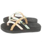 テバ Teva オロワフ OLOWAHU サンダル ビーサン トング ストラップ 低反発ソール アウトドア 24cm 黒 ブラック /AH20 ■GY99